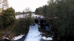 Рождествено,Оредеж,плотина,Сентябрь 2015