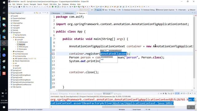 SpringFramework 26B Factory Methods Static and Instance Factory using Annotations, Working with I смотреть онлайн
