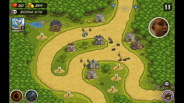 Новая башня! Лесные братья! Прохождение Kingdom rush смотреть онлайн
