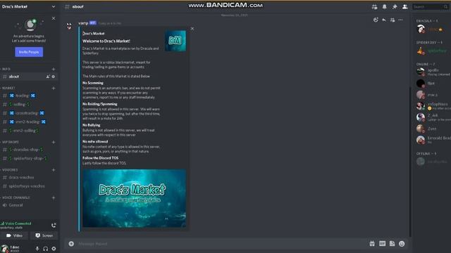 Roblox Account Trading/Selling Discord Server (BLACK MARKET) смотреть онлайн