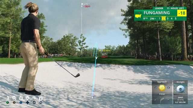 EA PGA Tour 2023 From Way Downtown achievement - 50 plus feet put смотреть онлайн