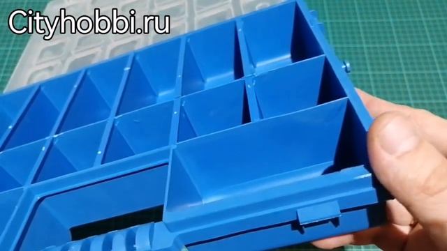 "Gamma" Коробка для шв. принадл. OM-009 пластик 28.5 x 20 x 5 см - синий смотреть онлайн