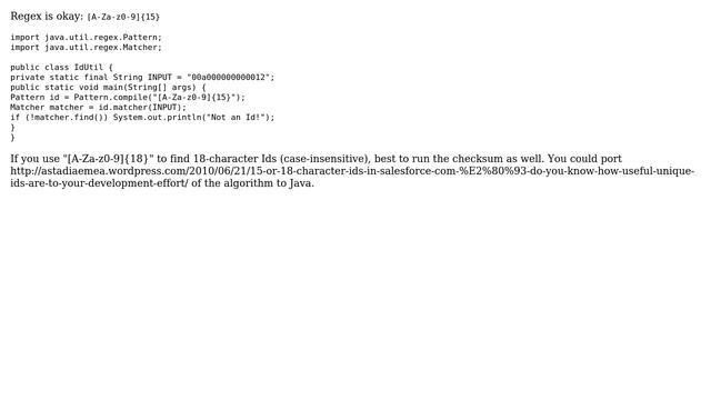 Salesforce: Find out if a given string is Salesforce Id in Java (3 Solutions!!) смотреть онлайн