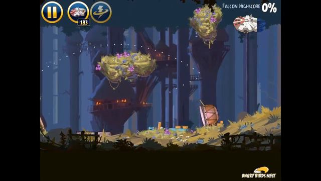 Angry Birds Star Wars 5-17 Moon of Endor Millennium Falcon Gold Medal смотреть онлайн