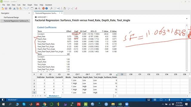 2^K Full Factorial DOE Using MiniTab (Part-2) (in English) смотреть онлайн