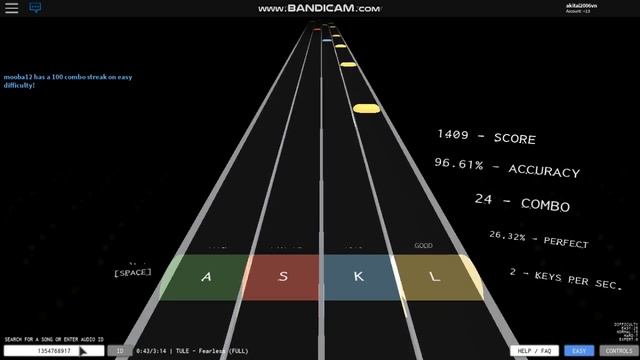 TULE | FEARLESS (ROBLOX Rhythm Track) смотреть онлайн
