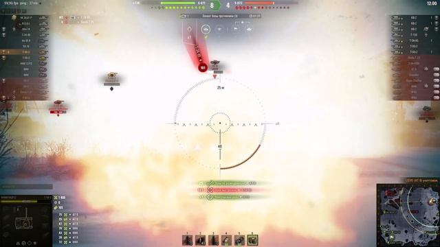 Т - 52 - 2. ПУЛ . Весёлый взвод . Штиль . World of Tanks . лёгкий танк (лт) . бой на гайд . смотреть онлайн