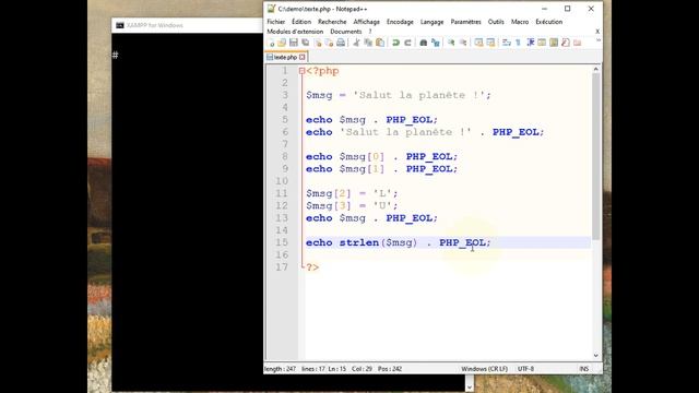 PHP - Manipuler du texte смотреть онлайн