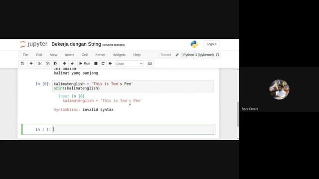Seri 4 : Kultum Python - Bekerja dengan String title() lower() upper() escape sequence replace() смотреть онлайн