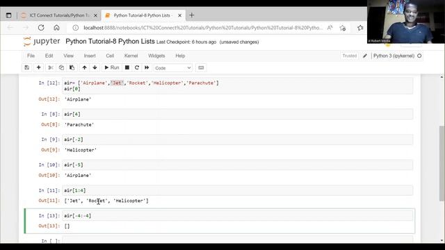 Python Programming -8. Python Lists смотреть онлайн