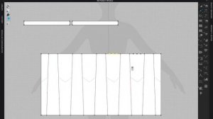 Юбка со складками в CLO3d