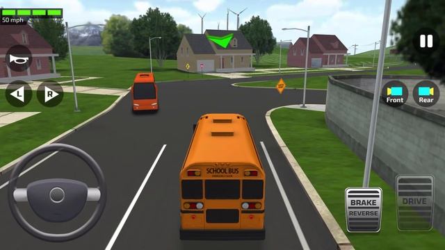 Super High School Bus: Driving Simulator 3D 2019 #1 - Car Parking Android iOS Gameplay смотреть онлайн