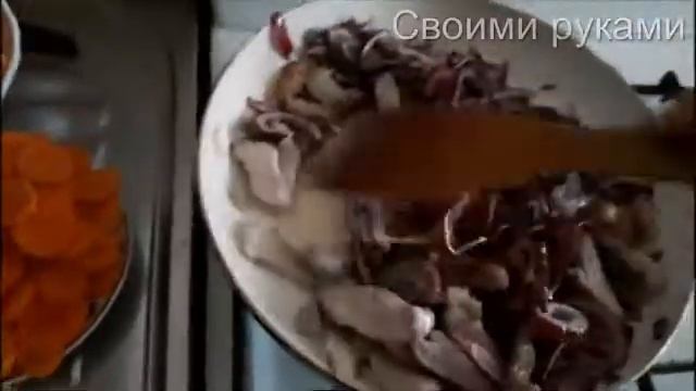 Как вкусно притовить овощное рагу с мясом. Пошаговый видео рецепт домашней кухни. смотреть онлайн