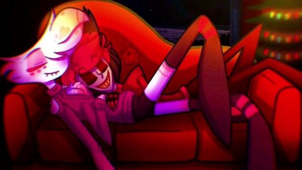 Alastor X Angel Dust  (Hazbin Hotel) Аластор и Энджел Даст