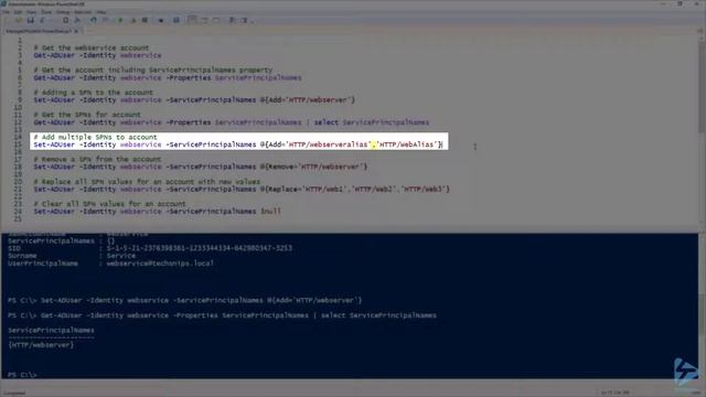 How To Manage Active Directory SPNs Using PowerShell смотреть онлайн