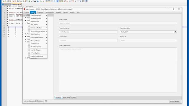 Java·Applied·Geodesy·3D - Getting started: Create a project, import data, adjust a network смотреть онлайн