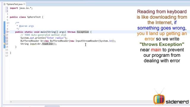14 Java Program Area & Volume of Sphere Code | смотреть онлайн