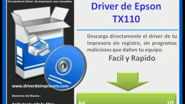 Descargar Driver de Epson tx110 Impresora смотреть онлайн
