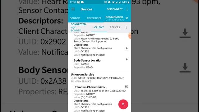 BLE Heart Rate, Battery & ECG service Wearble Health Monitor Project смотреть онлайн