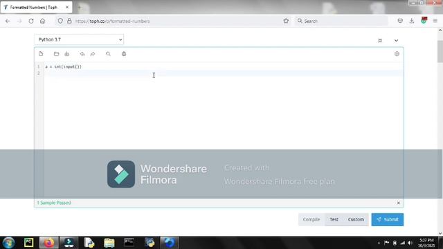 Toph: Formatted Numbers / Python Problem. смотреть онлайн