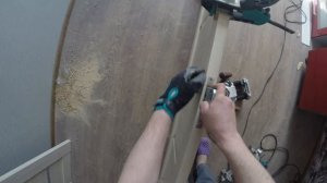 Врезка дверных замков фрезером по шаблону!