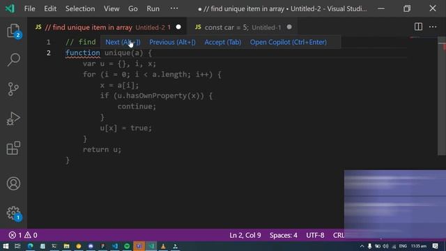 Quick Javascript demo with Github Copilot AI смотреть онлайн