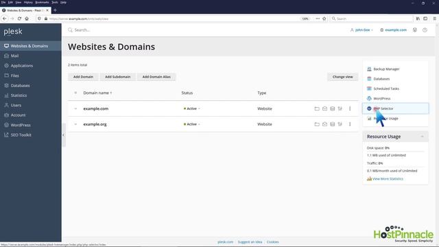 How to Enable the GD extension of PHP using CloudLinux Selector in Plesk HostPinnacle смотреть онлайн