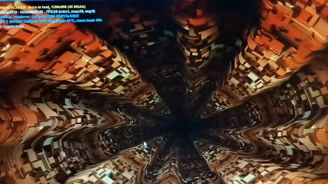 Furmark - Fan noise 7300GS смотреть онлайн