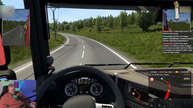 Тоха играет в Euro Truck Simulator 2 смотреть онлайн
