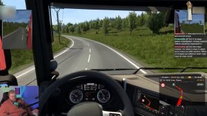 Тоха играет в Euro Truck Simulator 2