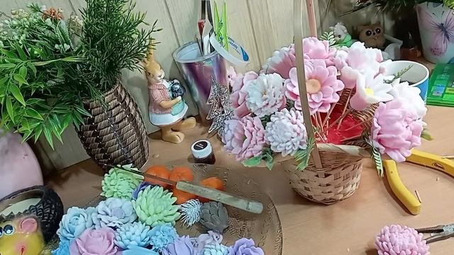 Мыловарение/роль зелени в букете/корзина цветов смотреть онлайн