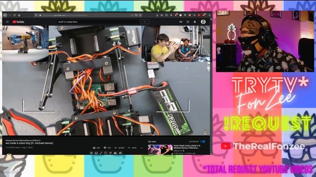 FonZee first reACT Disguised Toast we made a robot dog (ft. michael reeves) смотреть онлайн