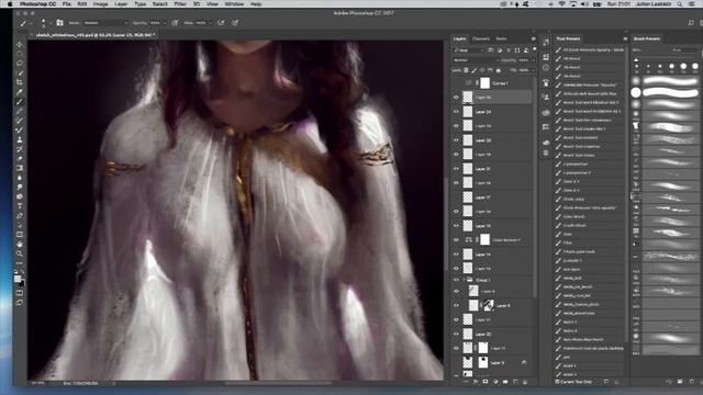 Quick sketch, study - Ipad pro with procreate + Photoshop CC смотреть онлайн