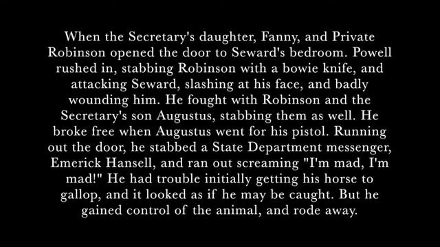 Attempted Assassination of William H Seward смотреть онлайн