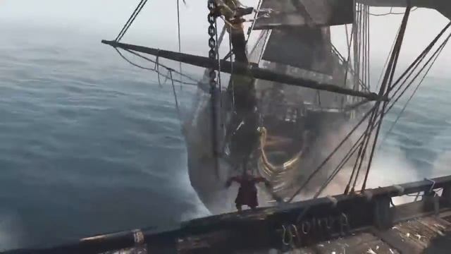 Sailing Blackbeard's Ship - The Queen Ann's Revenge - AC4 Black Flag смотреть онлайн