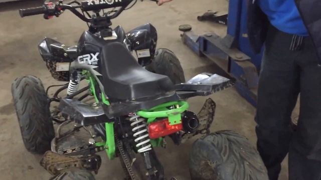 Спортивный глушитель на квадроцикле Rex Zongshen 125 сс смотреть онлайн