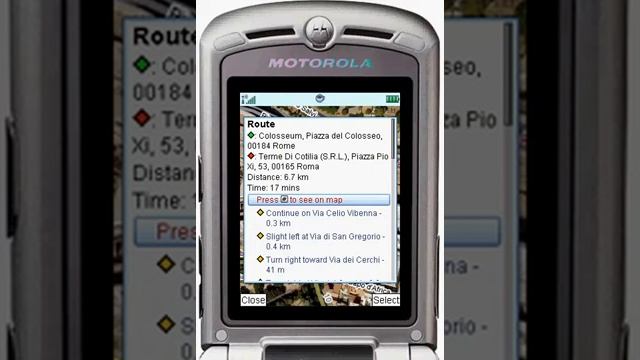 Google Maps 2.0.3 provato su Motorola V3xx | TuttoMotorola.Com смотреть онлайн