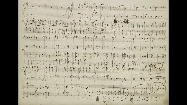 Johannes Brahms -  Horn Trio In E-Flat Major, Op. 40 (autograph Manuscript)