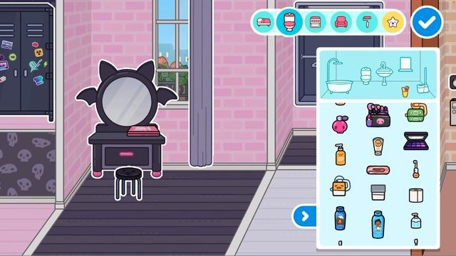 Привет сегодня я покажу ремонт домика на биг стрит в розово чёрном стиле ?? смотреть онлайн