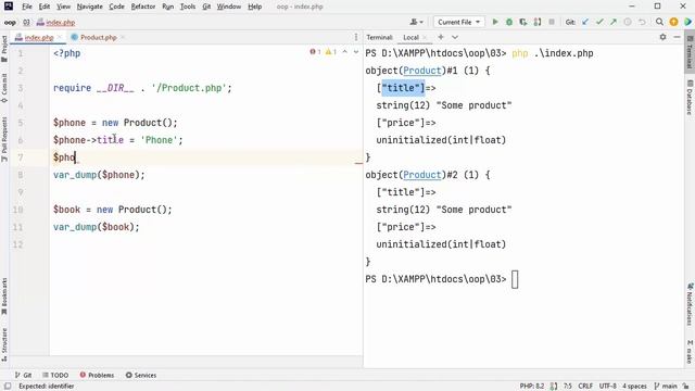 PHP 8. ООП. 3. Свойства классов смотреть онлайн