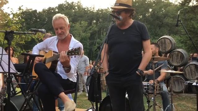 Sting E Zucchero Fornaciari - Senza Una Donna