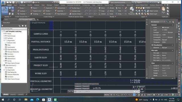 How to work in Civil 3D/Create Surface Profile//How to work in Civil 3D//Road design for beginner. смотреть онлайн