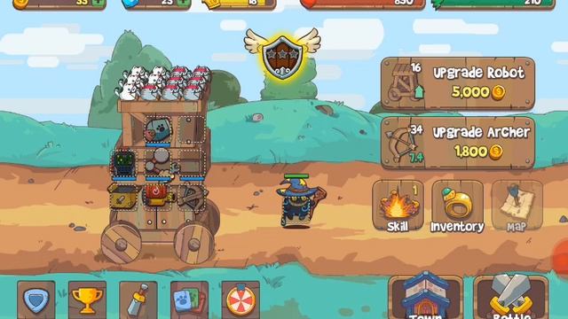Играю в КОТО-битвы | Cat RoBot Defense | смотреть онлайн