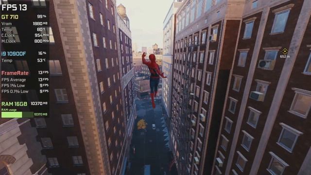 GT 710 | Marvel's Spider Man - 1080p, 900p, 720p, 1024x768, 800x600 and lower... смотреть онлайн