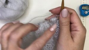 МК Как связать АЖУРНЫЙ ПАЛАНТИН спицами