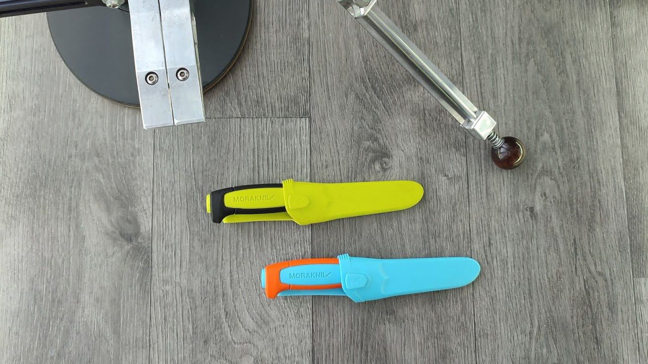 Заточка ножа Mora в полный подвод смотреть онлайн