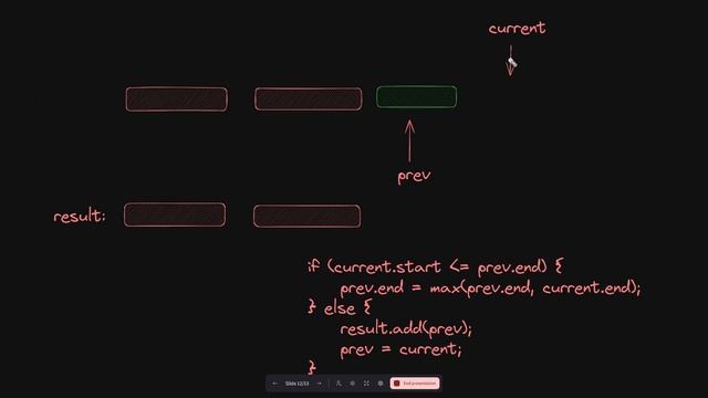 Задача с собеседования в Google (FAANG): Слияние интервалов. Leetcode 56: Merge Intervals. смотреть онлайн