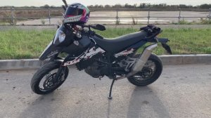 Моторезина KINGTYRE K97 на KTM 690 sm lc4  Supermoto