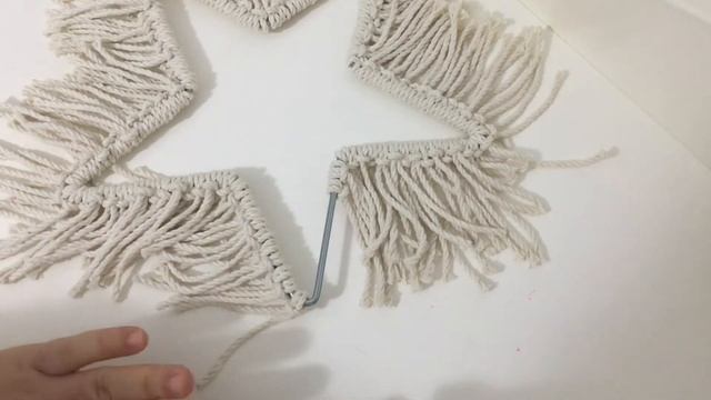 Makrome Yıldız Duvar Süsü Yapımı #DIY #macrame #makromeduvarsüsü смотреть онлайн