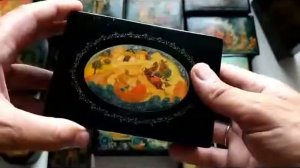 Черный лак. Палех, Мстёра, Холуй, Федоскино.